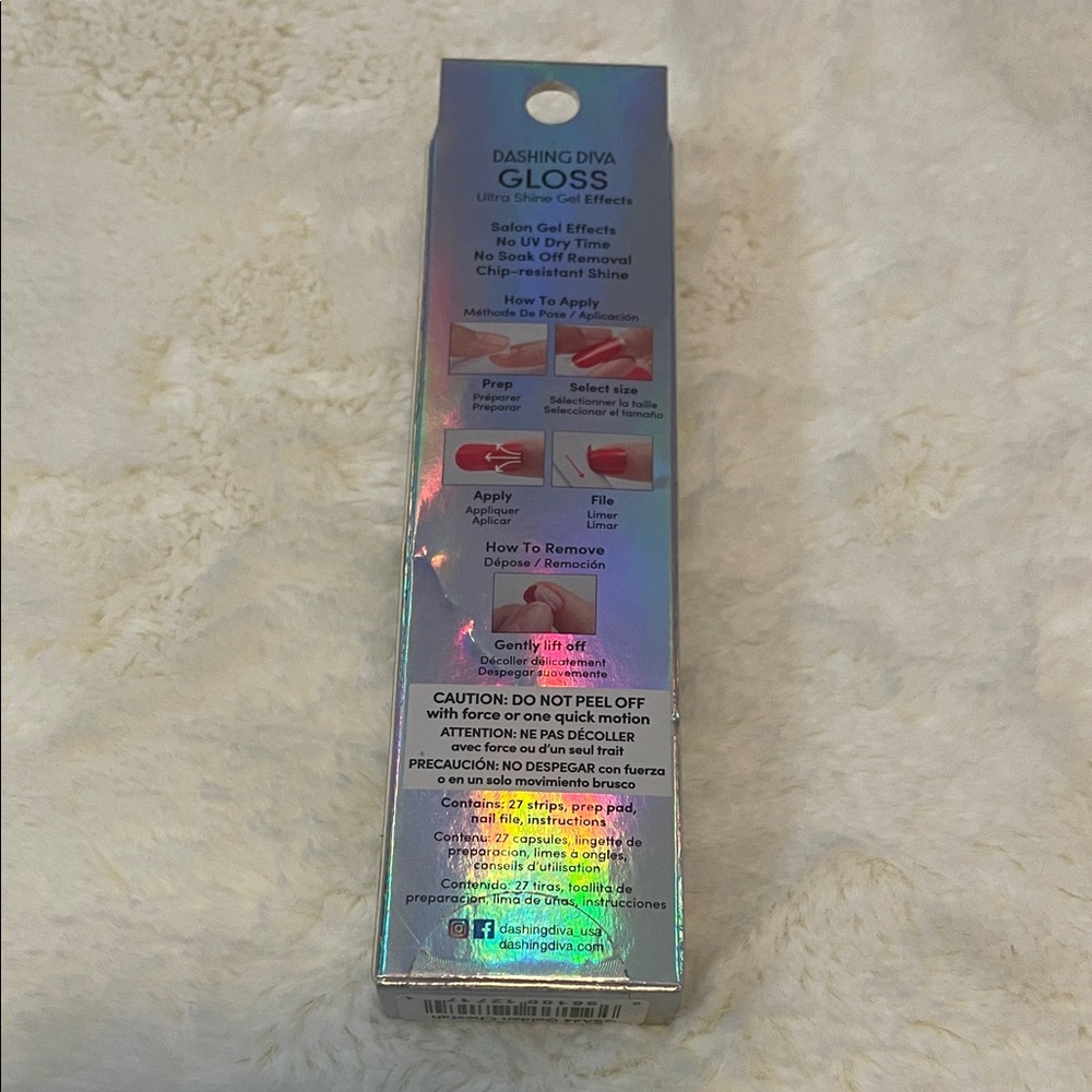 Dashing Diva Gloss Gel Nail Strips - Leopard Print - Picture 3 of 4